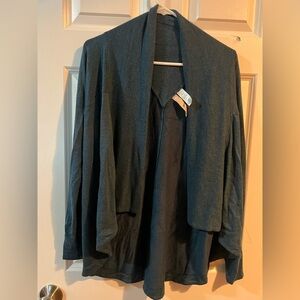 Athleta Blue Open Front Cape